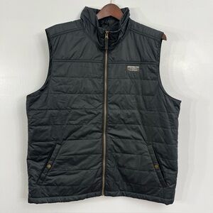 LL Bean Mountain Classic Puffer Vest Mens XL Black Water Resistant Insulated